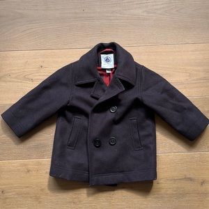 Boys 18 month black peacoat